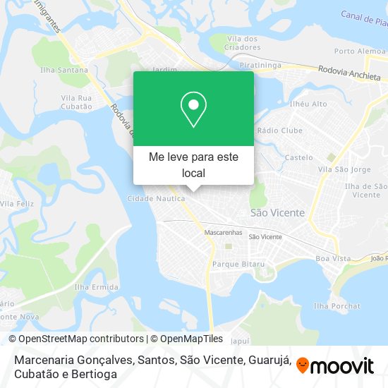 Marcenaria Gonçalves mapa