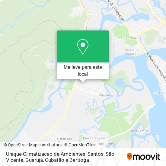 Unique Climatizacao de Ambientes mapa