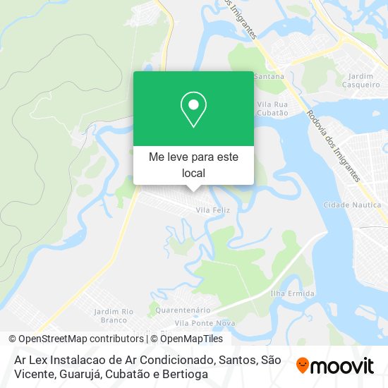 Ar Lex Instalacao de Ar Condicionado mapa