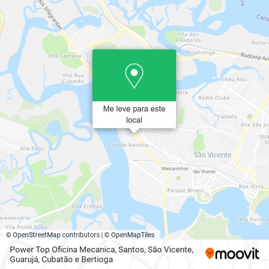 Power Top Oficina Mecanica mapa