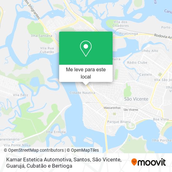 Kamar Estetica Automotiva mapa