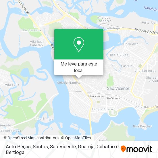 Auto Peças mapa