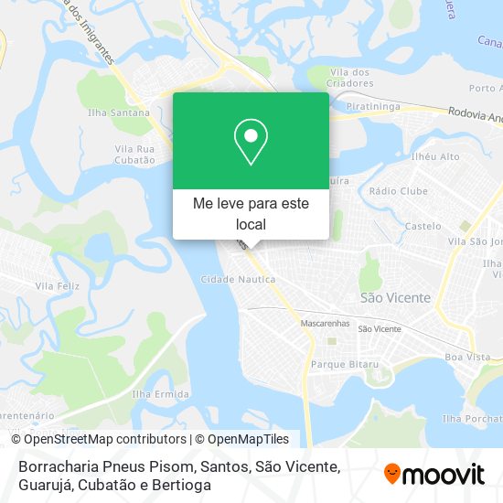 Borracharia Pneus Pisom mapa