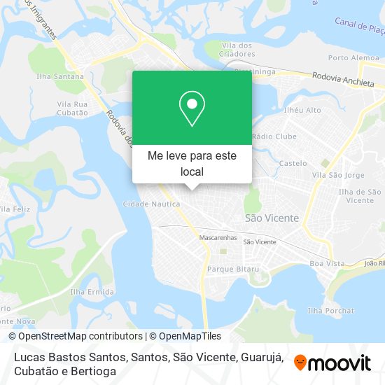 Lucas Bastos Santos mapa