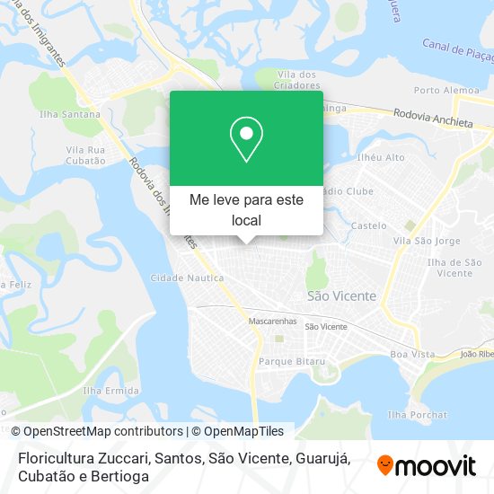 Floricultura Zuccari mapa