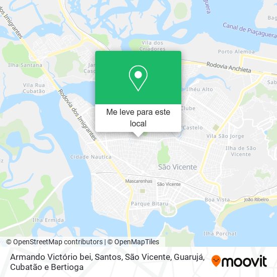 Armando Victório bei mapa