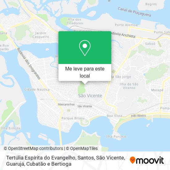 Tertúlia Espírita do Evangelho mapa