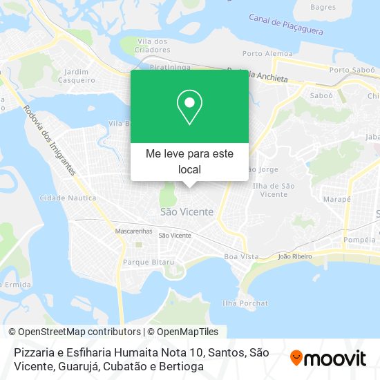 Pizzaria e Esfiharia Humaita Nota 10 mapa