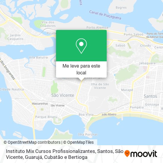 Instituto Mix Cursos Profissionalizantes mapa