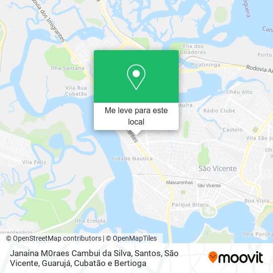 Janaina M0raes Cambui da Silva mapa