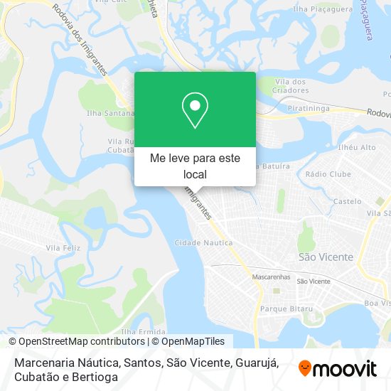 Marcenaria Náutica mapa