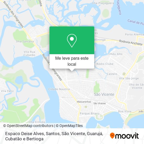Espaco Deise Alves mapa