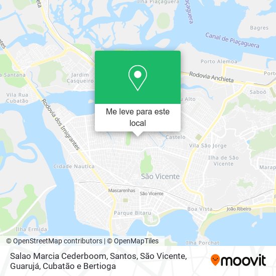 Salao Marcia Cederboom mapa