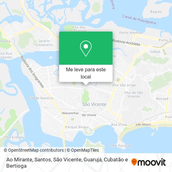 Ao Mirante mapa