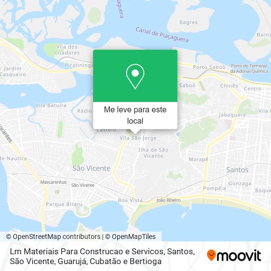 Lm Materiais Para Construcao e Servicos mapa