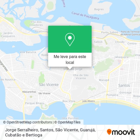 Jorge Serralheiro mapa