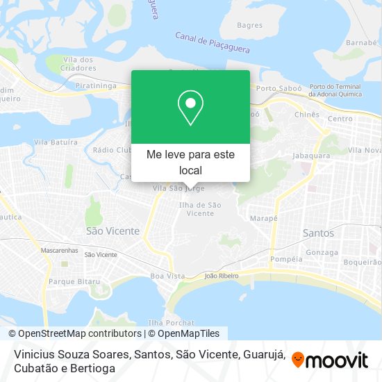 Vinicius Souza Soares mapa