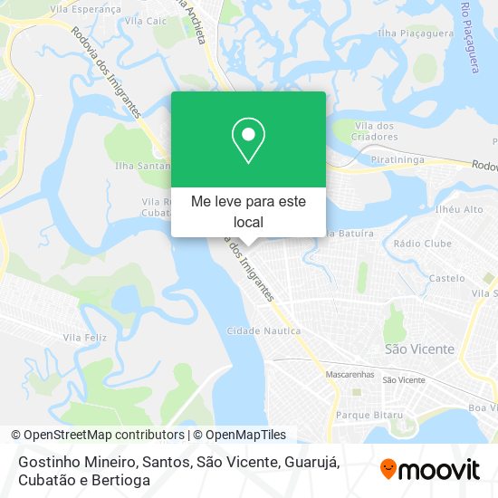 Gostinho Mineiro mapa