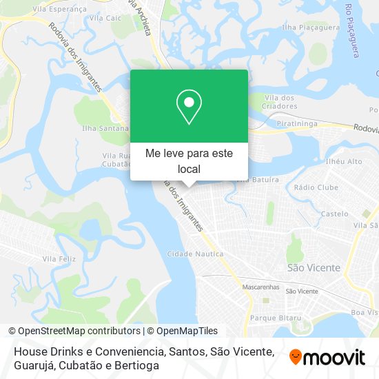 House Drinks e Conveniencia mapa