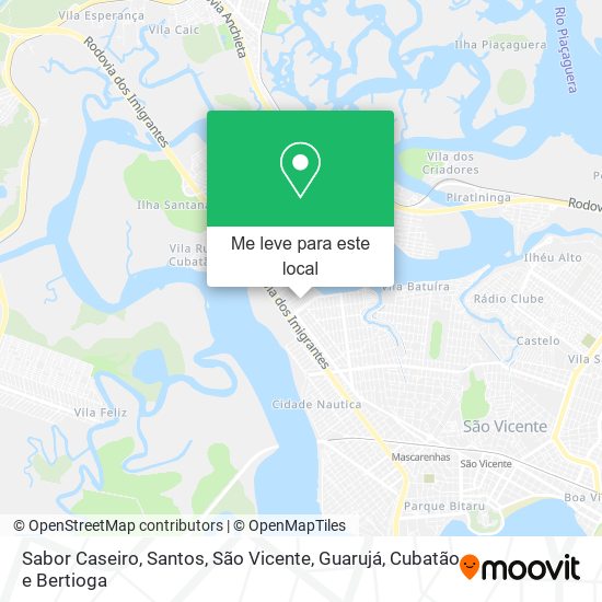 Sabor Caseiro mapa