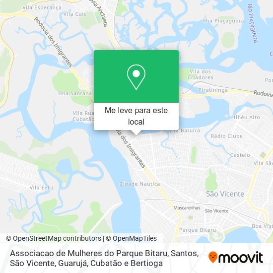 Associacao de Mulheres do Parque Bitaru mapa