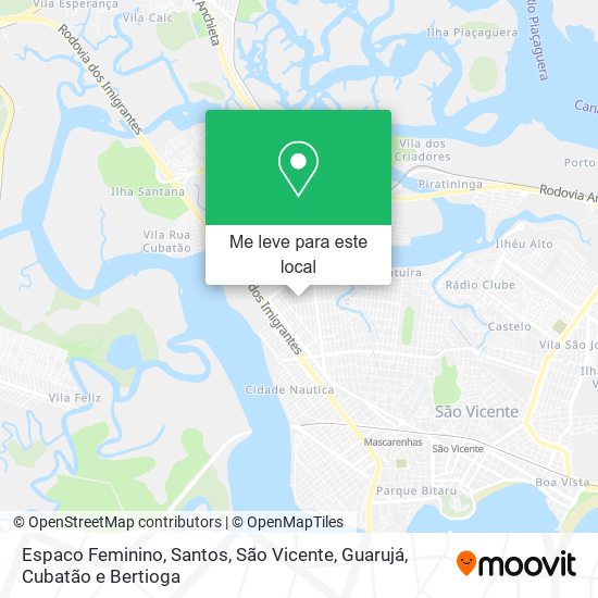 Espaco Feminino mapa