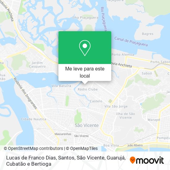 Lucas de Franco Dias mapa
