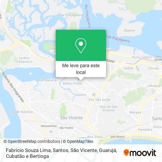 Fabricio Souza Lima mapa