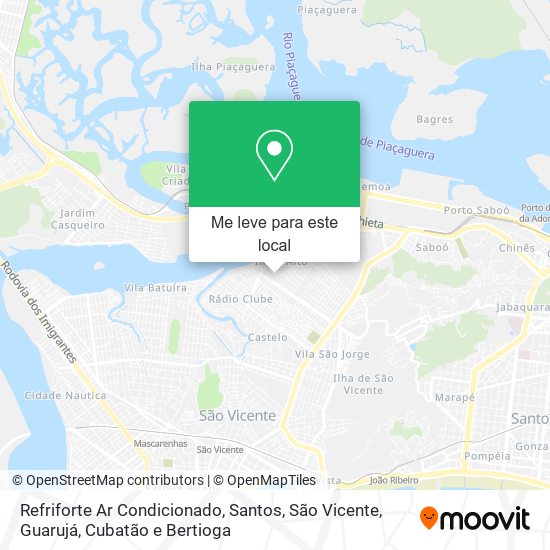 Refriforte Ar Condicionado mapa