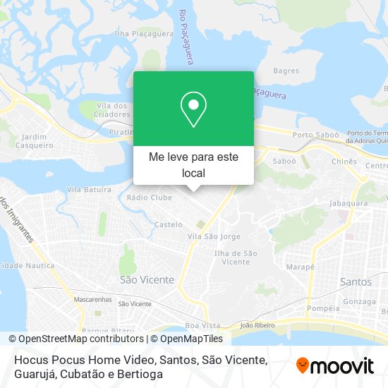 Hocus Pocus Home Video mapa