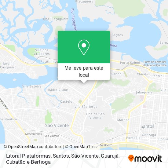 Litoral Plataformas mapa