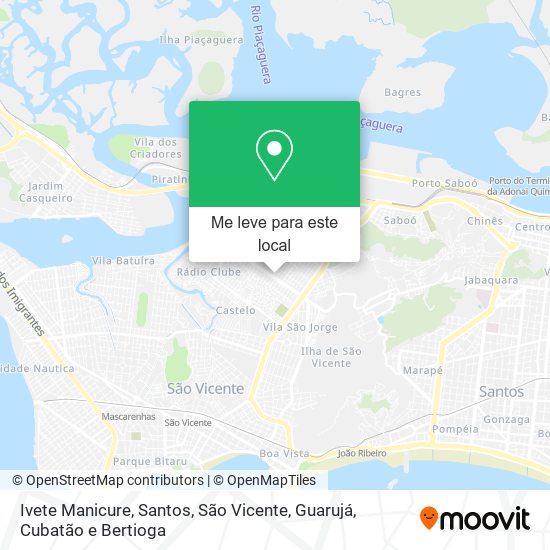 Ivete Manicure mapa