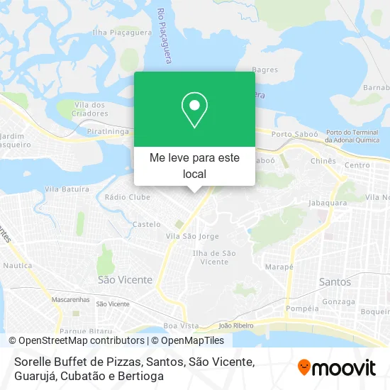 Sorelle Buffet de Pizzas mapa