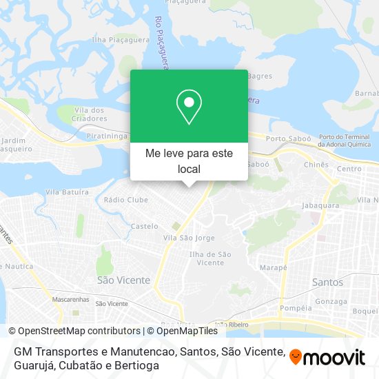 GM Transportes e Manutencao mapa