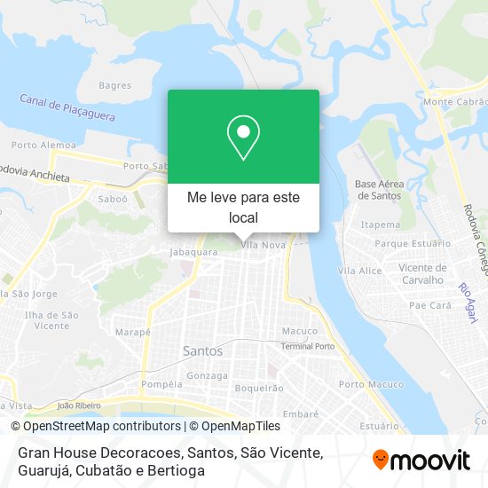 Gran House Decoracoes mapa