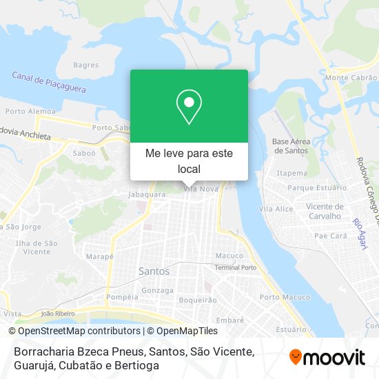 Borracharia Bzeca Pneus mapa