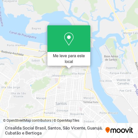 Crisalida Social Brasil mapa