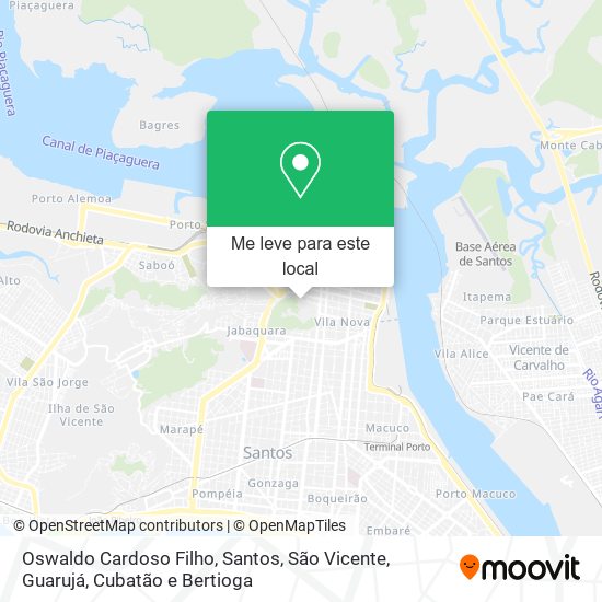 Oswaldo Cardoso Filho mapa