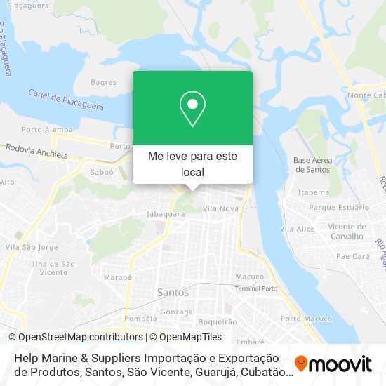 Help Marine & Suppliers Importação e Exportação de Produtos mapa