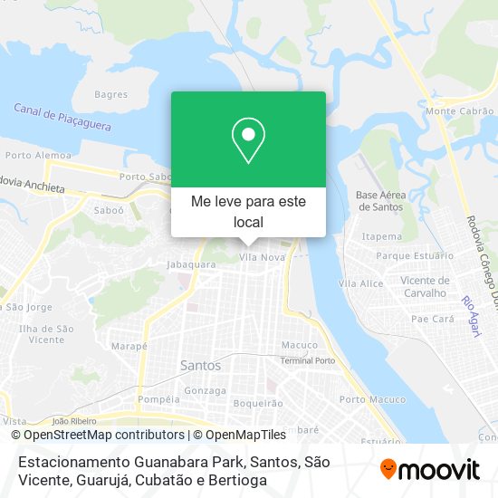 Estacionamento Guanabara Park mapa