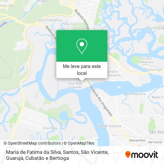 Maria de Fatima da Silva mapa