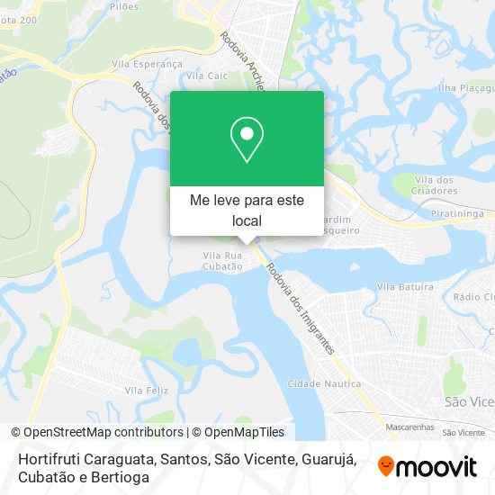Hortifruti Caraguata mapa