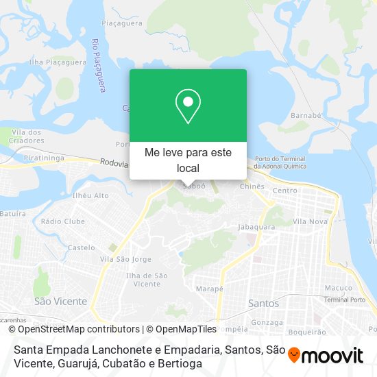 Santa Empada Lanchonete e Empadaria mapa