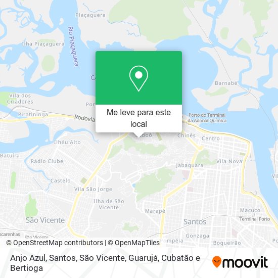 Anjo Azul mapa