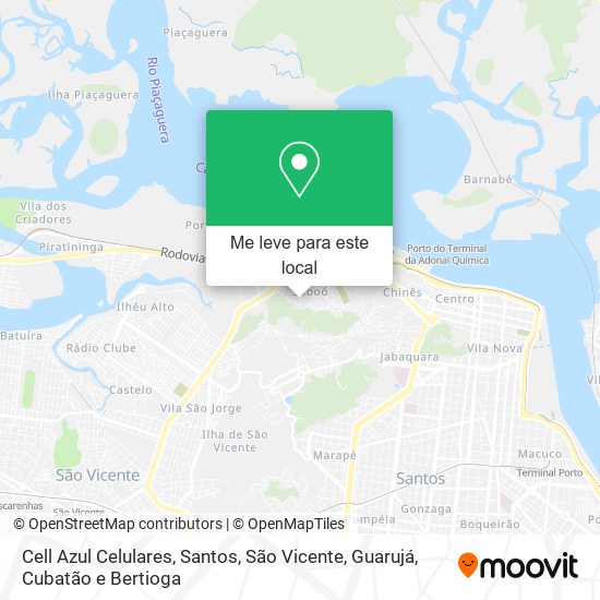 Cell Azul Celulares mapa