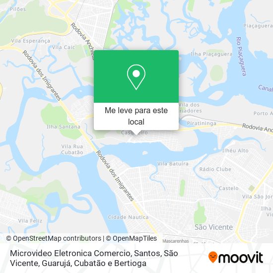 Microvideo Eletronica Comercio mapa