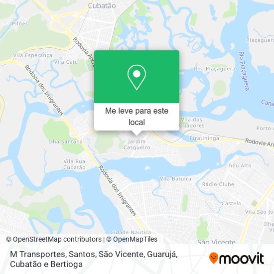 M Transportes mapa