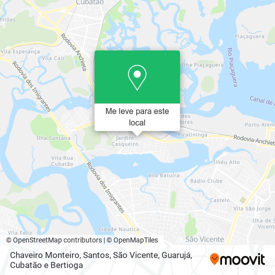Chaveiro Monteiro mapa