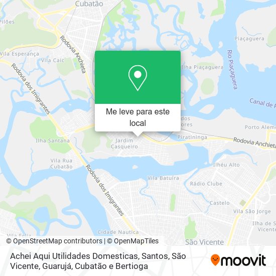 Achei Aqui Utilidades Domesticas mapa