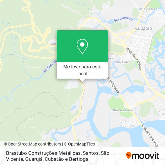 Brastubo Construções Metálicas mapa